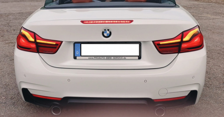 VOLL LED Upgrade Design Rückleuchten für BMW 4er F32 / F33 / F36 13-19 rot/rauch